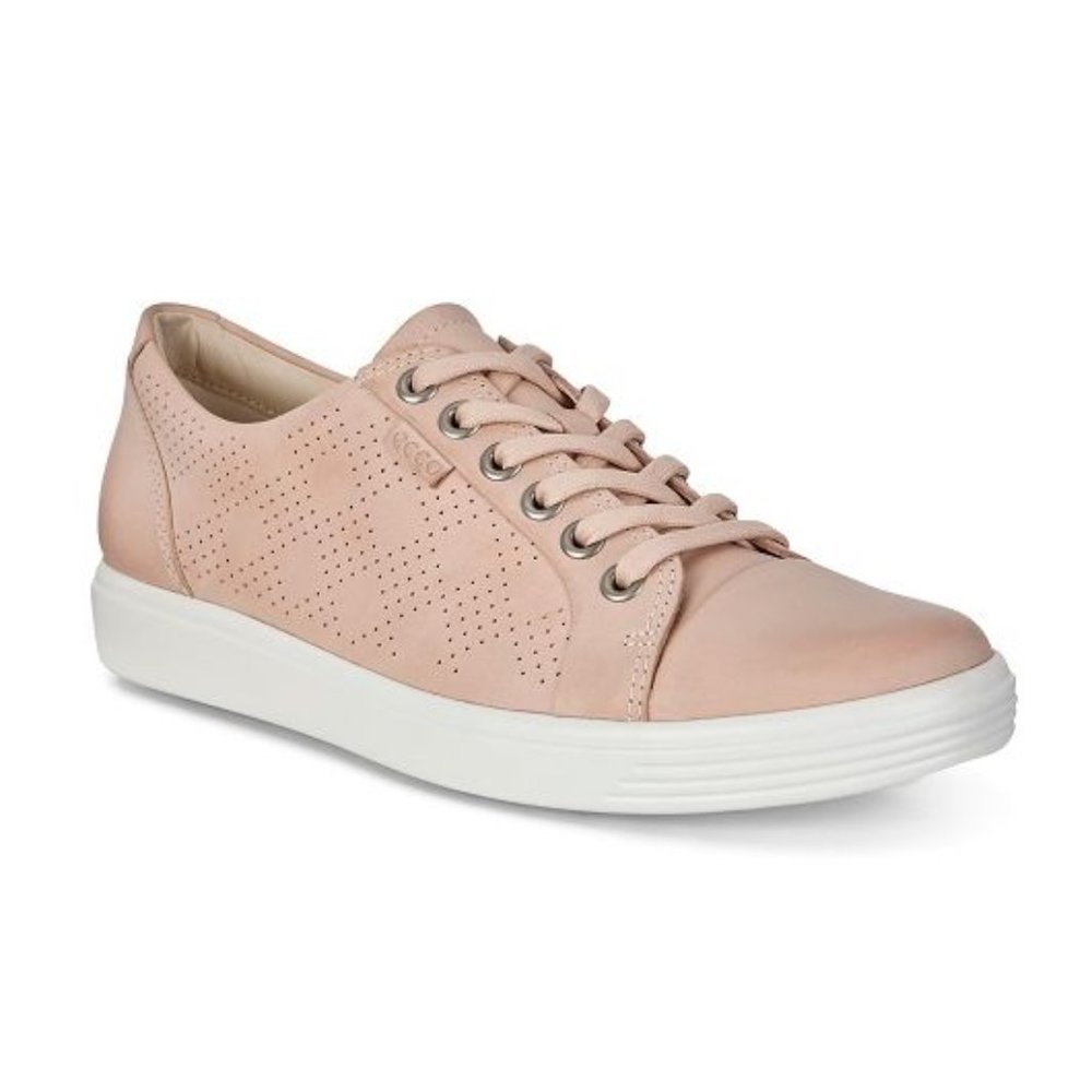 Ecco Women's Soft 7 Perforated Tie Sneakers